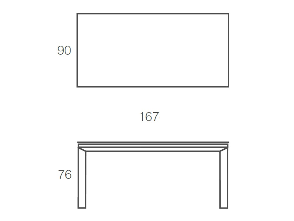 Mesa fija de comedor Freedom porcelánico de Ramiro Tarazona - 9