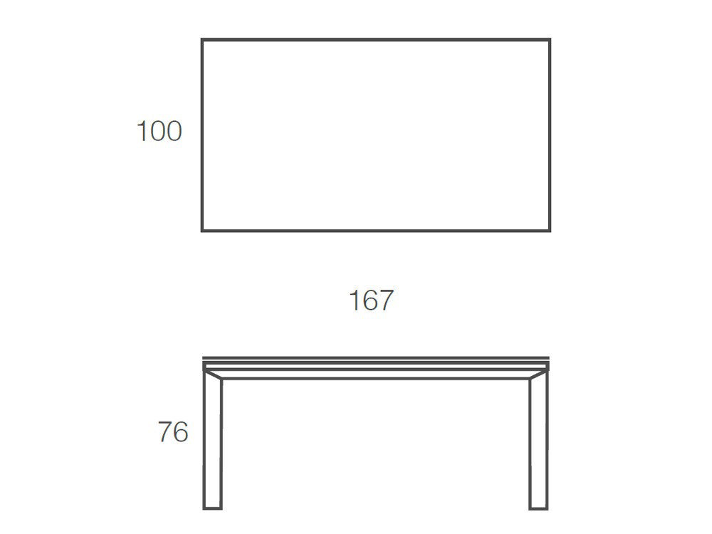 Mesa fija de comedor Freedom porcelánico de Ramiro Tarazona - 10