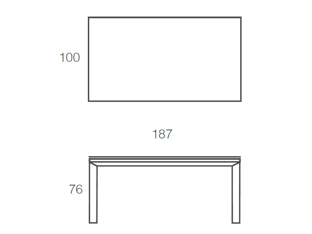 Mesa fija de comedor Freedom porcelánico de Ramiro Tarazona - 12