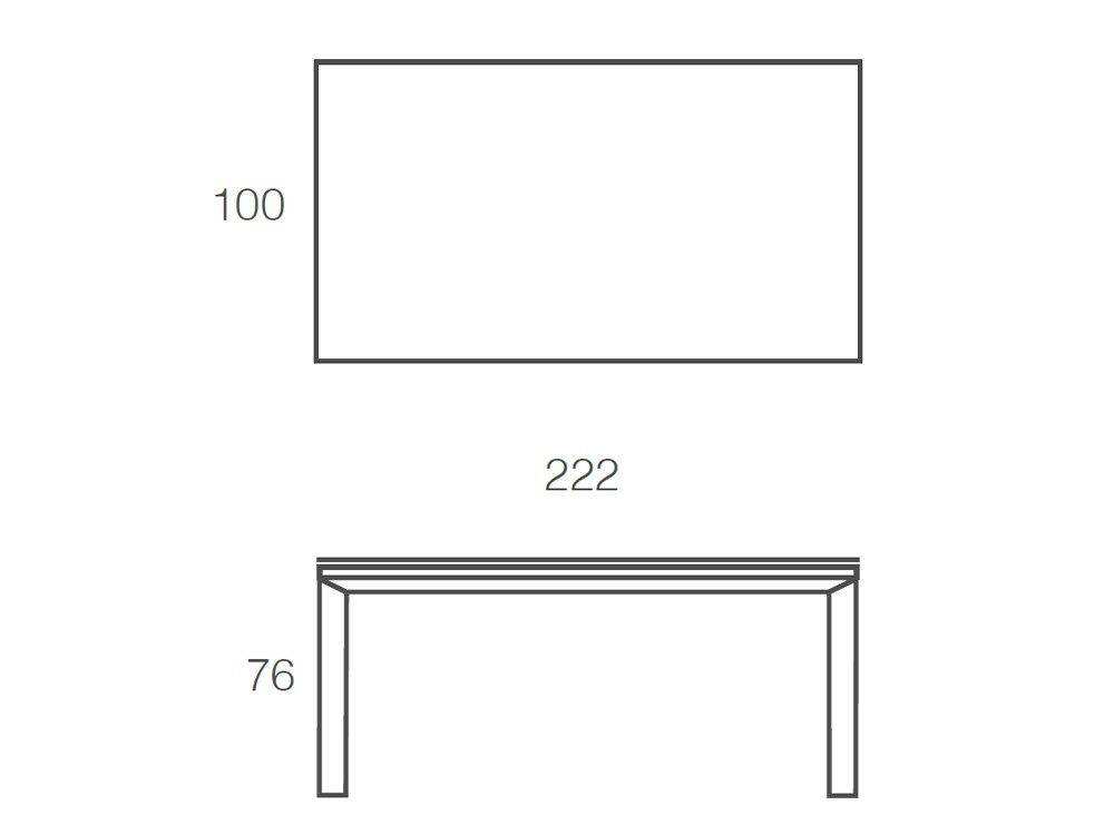 Mesa fija de comedor Freedom porcelánico de Ramiro Tarazona - 14