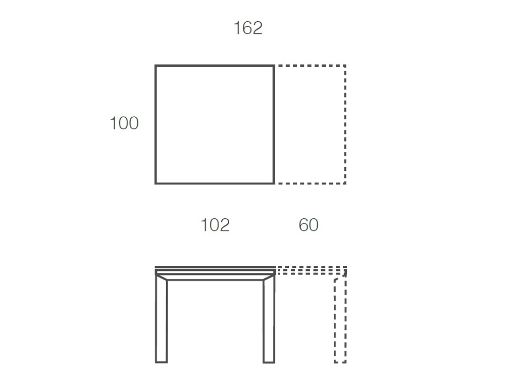 Mesa extensible Freedom porcelánico de Ramiro Tarazona - 4