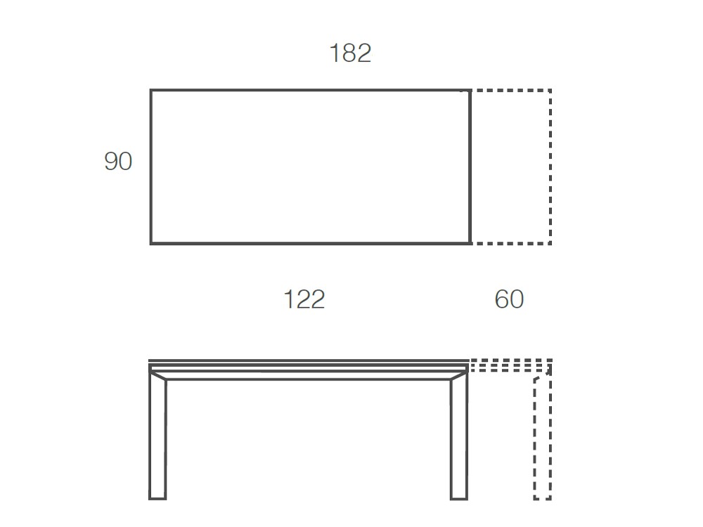 Mesa extensible Freedom porcelánico de Ramiro Tarazona - 5