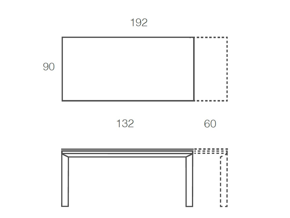 Mesa extensible Freedom porcelánico de Ramiro Tarazona - 6