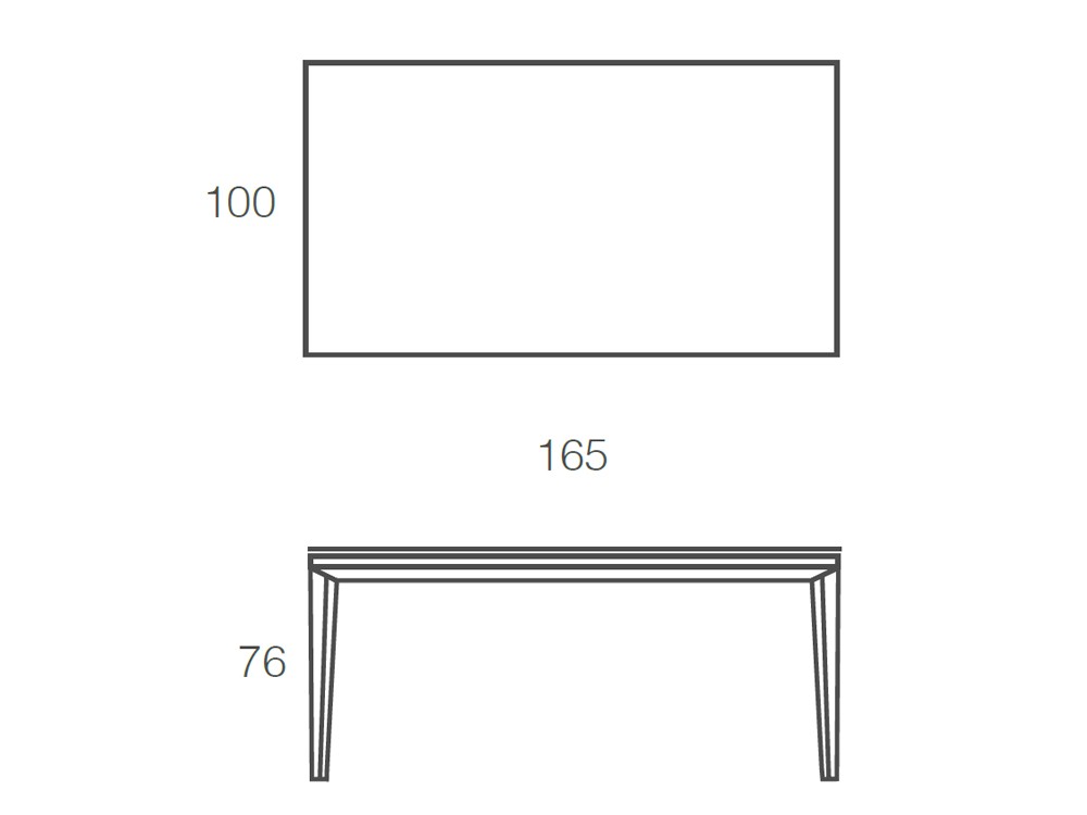 Mesa fija de comedor Iconic porcelánico Ramiro Tarazona - 8