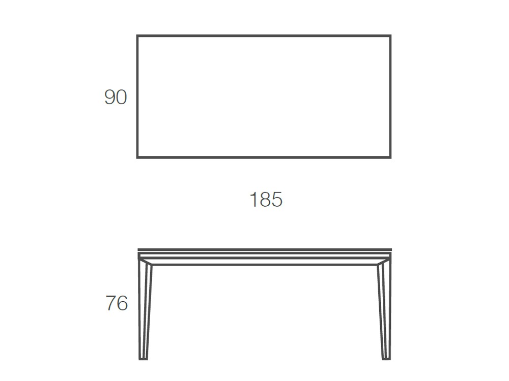 Mesa fija de comedor Iconic porcelánico Ramiro Tarazona - 9