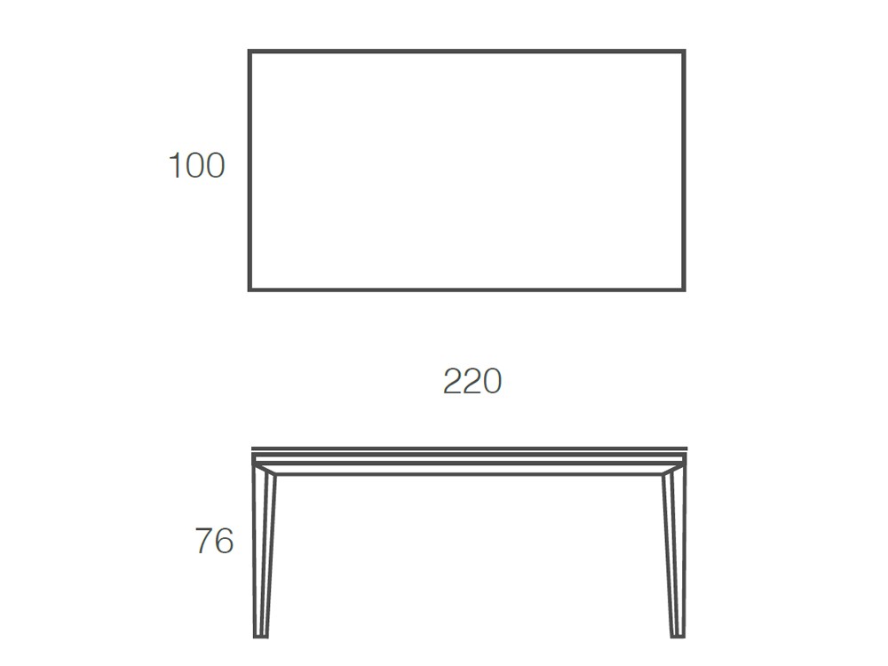 Mesa fija de comedor Iconic porcelánico Ramiro Tarazona - 12