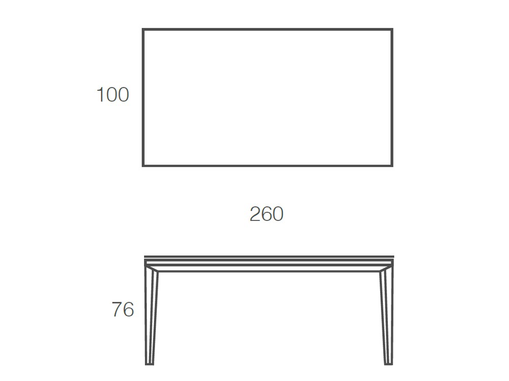 Mesa fija de comedor Iconic porcelánico Ramiro Tarazona - 14