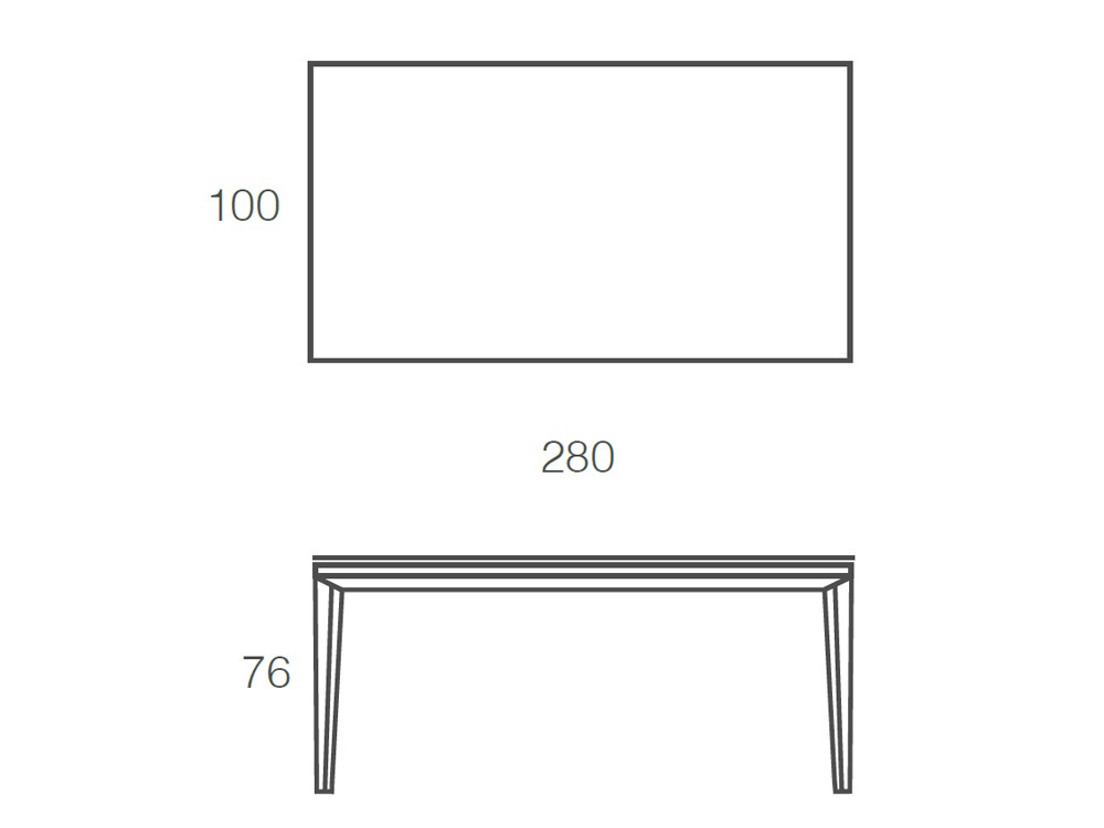 Mesa fija de comedor Iconic porcelánico Ramiro Tarazona - 15