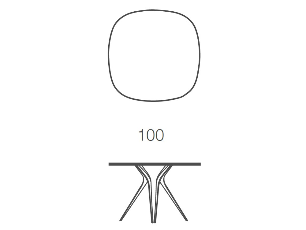 Mesa redonda para comedor Jazz porcelánico de Ramiro Tarazona - 13