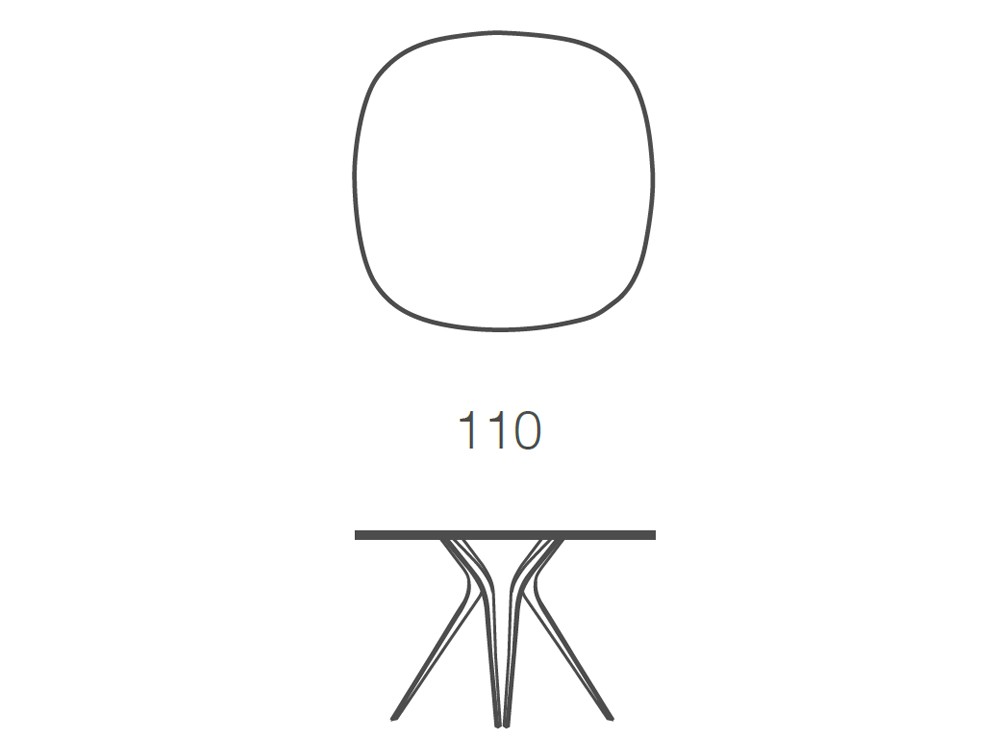 Mesa redonda para comedor Jazz porcelánico de Ramiro Tarazona - 14