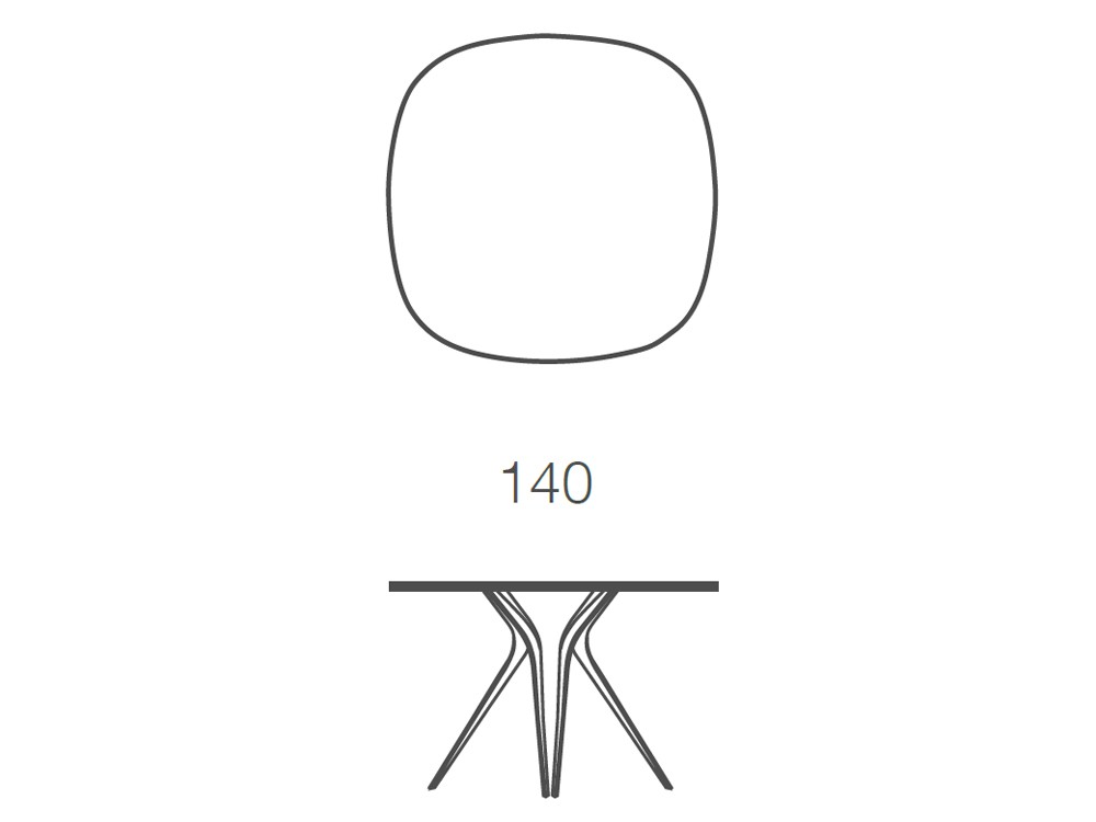 Mesa redonda para comedor Jazz porcelánico de Ramiro Tarazona - 17