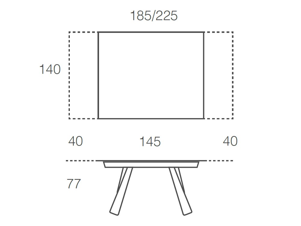 Mesa extensible de comedor Kreta de Ramiro Tarazona - 5