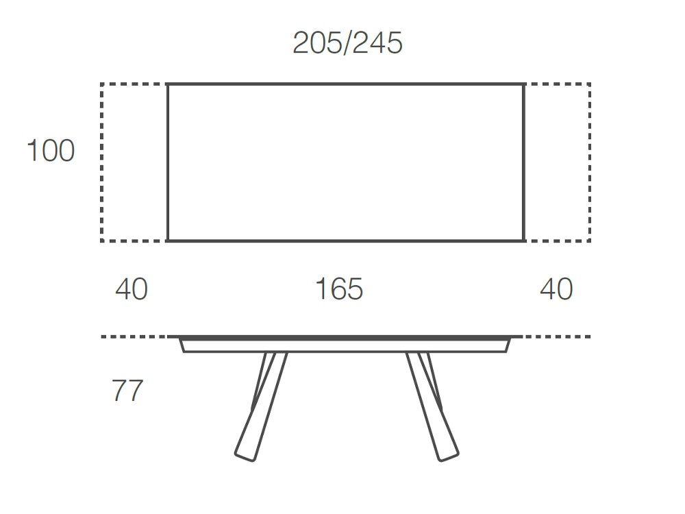 Mesa extensible de comedor Kreta de Ramiro Tarazona - 7