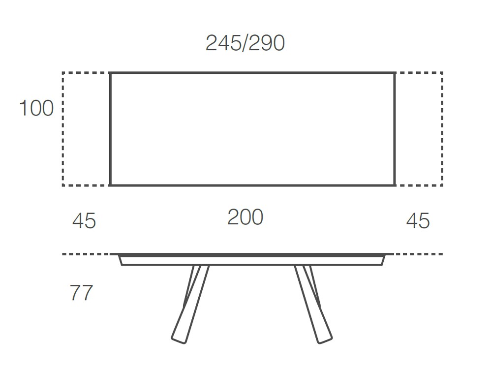 Mesa extensible de comedor Kreta de Ramiro Tarazona - 10