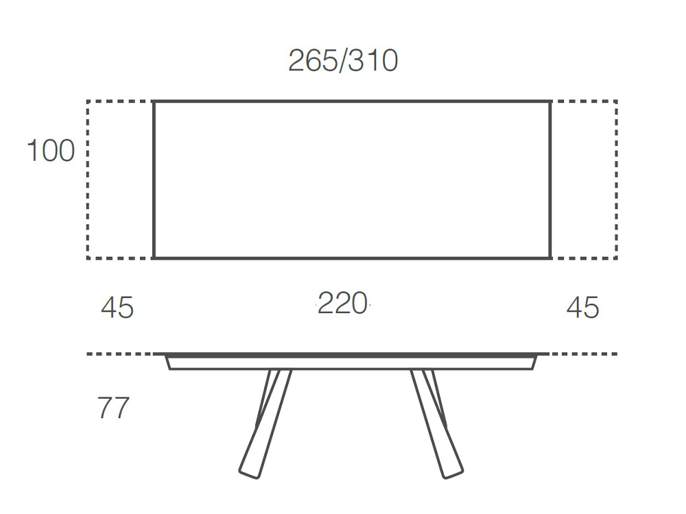 Mesa extensible de comedor Kreta de Ramiro Tarazona - 12
