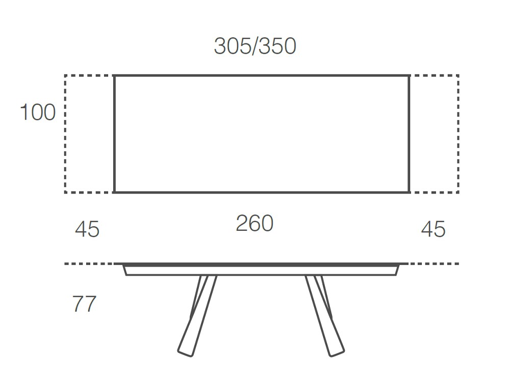 Mesa extensible de comedor Kreta de Ramiro Tarazona - 16