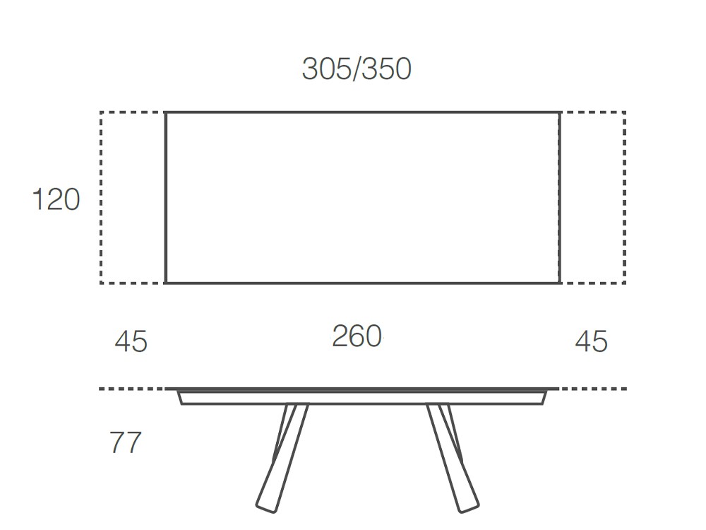 Mesa extensible de comedor Kreta de Ramiro Tarazona - 17