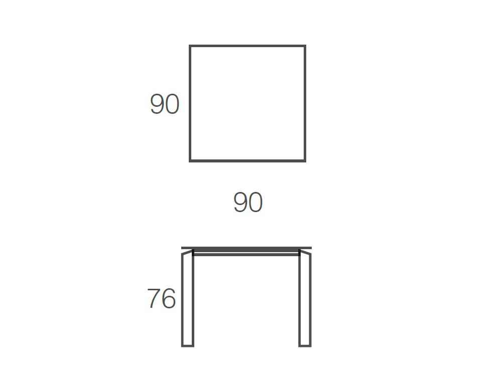 Mesa de comedor fija Link Porcelánico Ramiro Tarazona - 3