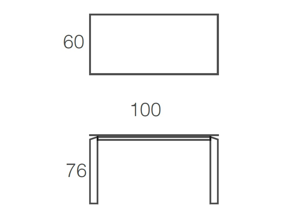 Mesa de comedor fija Link Porcelánico Ramiro Tarazona - 4