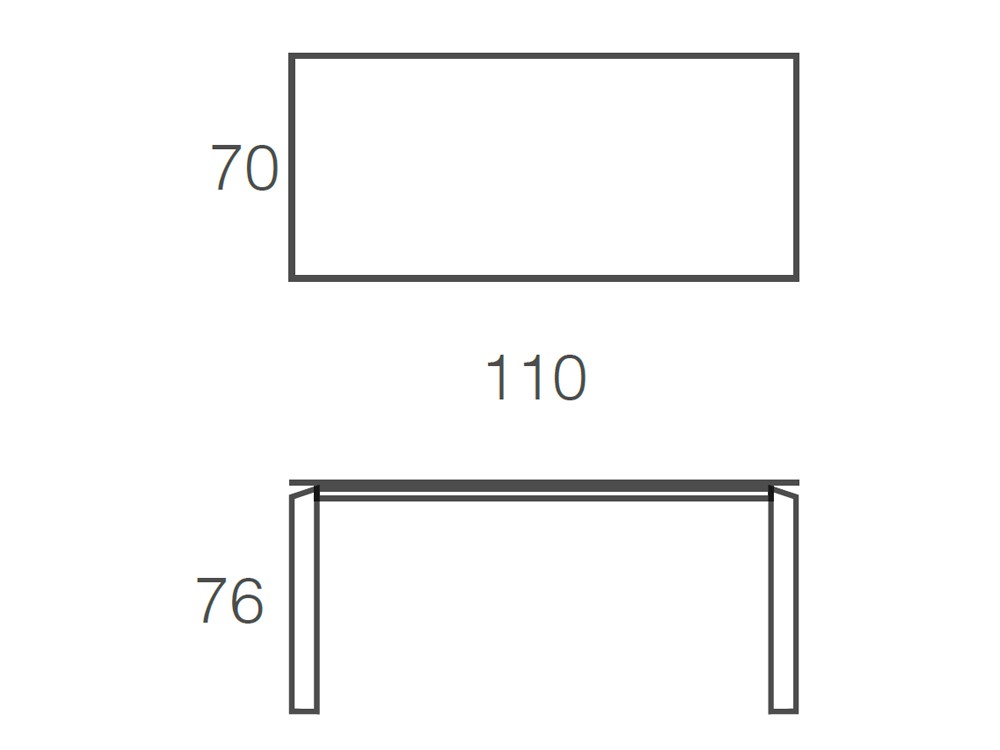 Mesa de comedor fija Link Porcelánico Ramiro Tarazona - 7