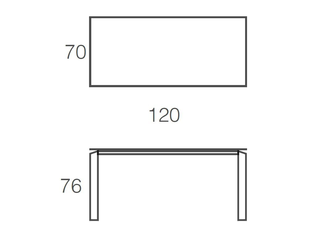 Mesa de comedor fija Link Porcelánico Ramiro Tarazona - 9
