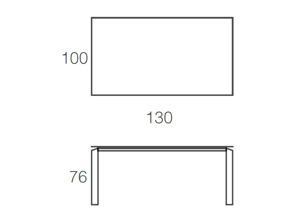 Mesa de comedor fija Link Porcelánico Ramiro Tarazona - 15