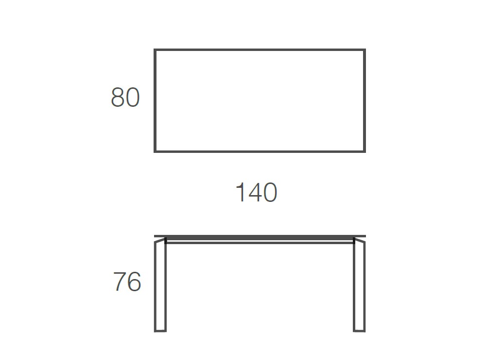 Mesa de comedor fija Link Porcelánico Ramiro Tarazona - 17