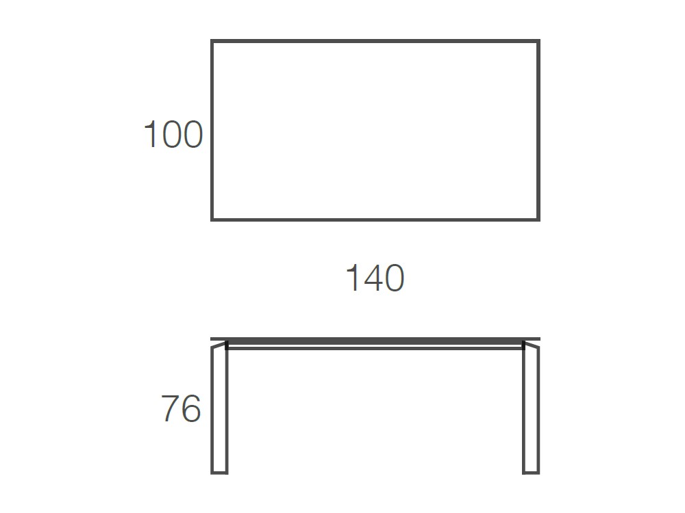 Mesa de comedor fija Link Porcelánico Ramiro Tarazona - 19