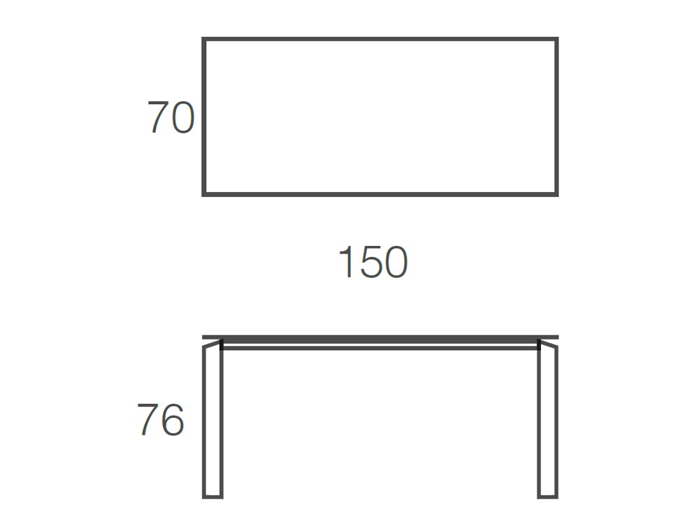 Mesa de comedor fija Link Porcelánico Ramiro Tarazona - 20