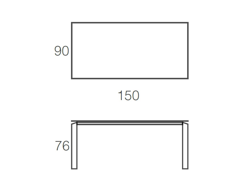 Mesa de comedor fija Link Porcelánico Ramiro Tarazona - 22