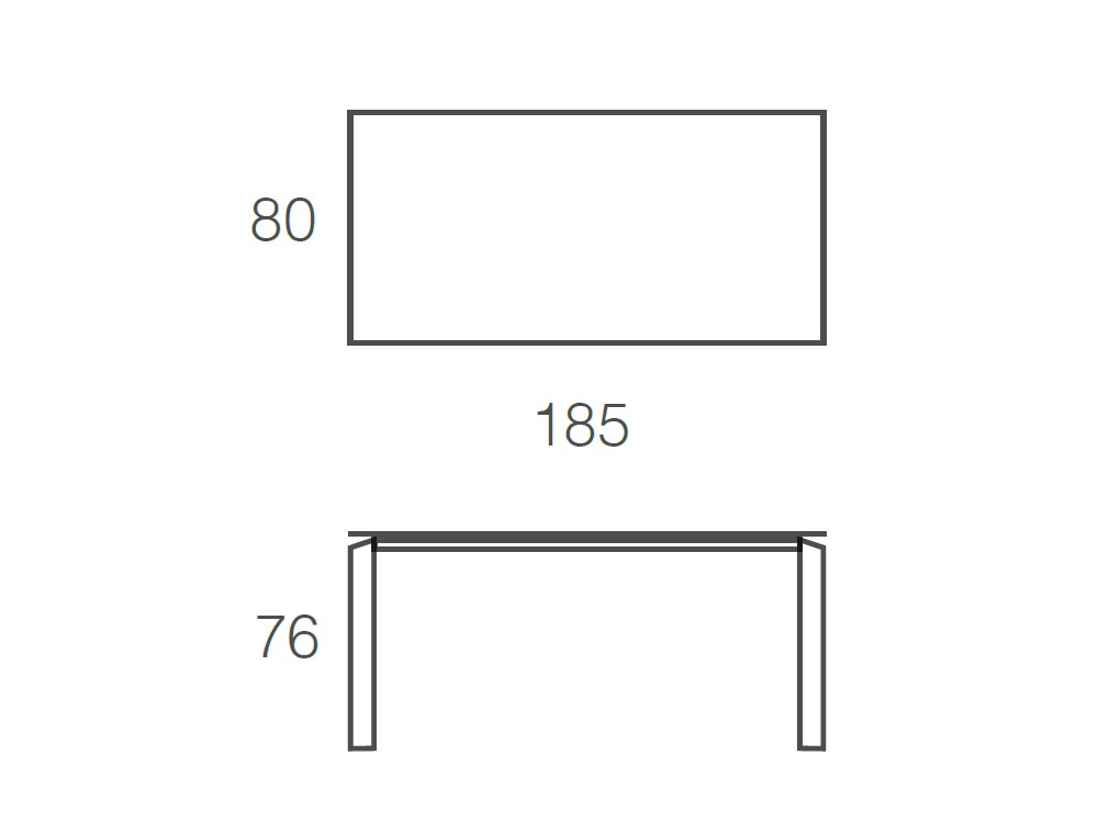 Mesa Link Porcelánico