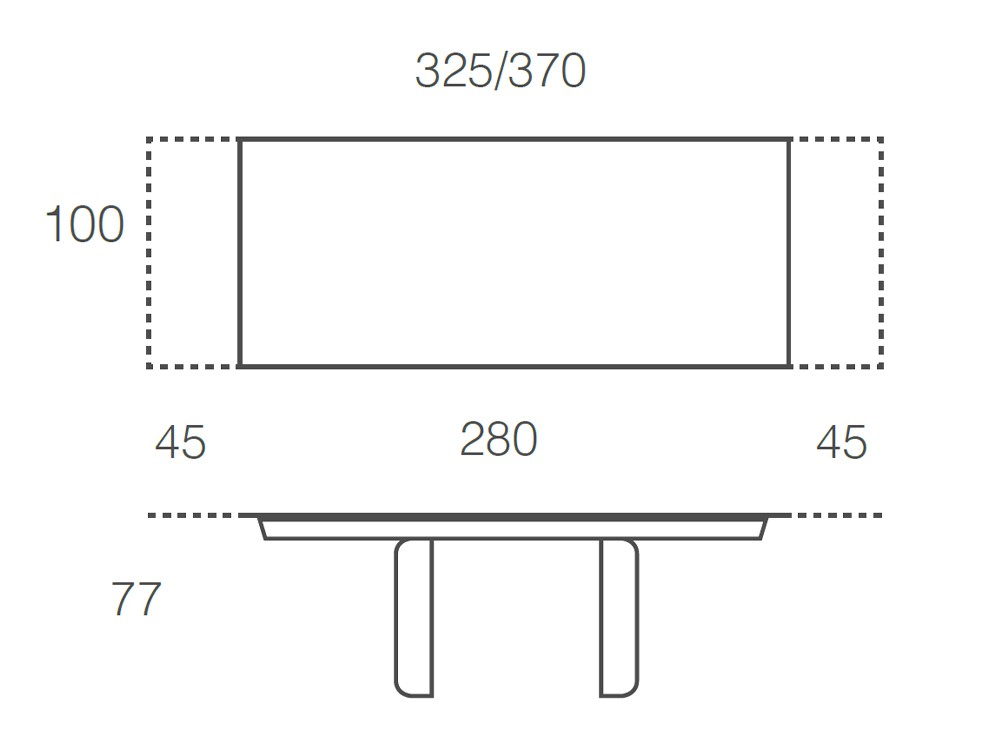 Mesa extensible de comedor Loop porcelánico de Ramiro Tarazona - 13