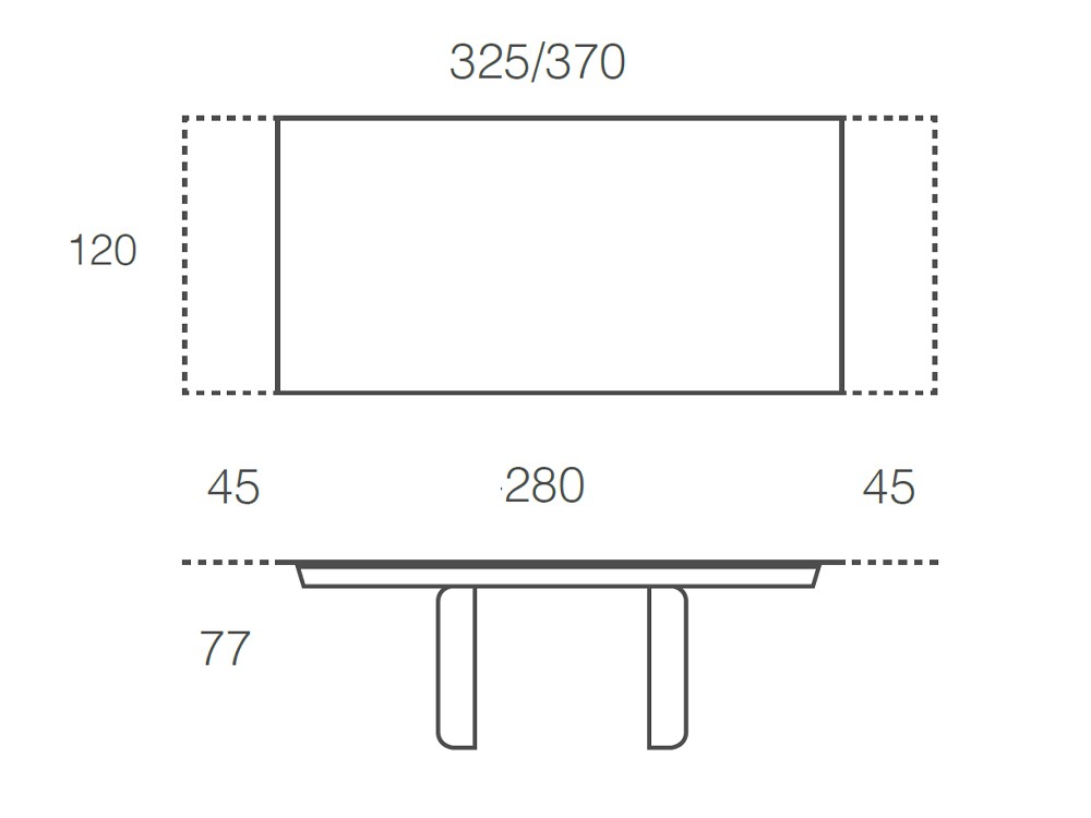 Mesa extensible de comedor Loop porcelánico de Ramiro Tarazona - 14