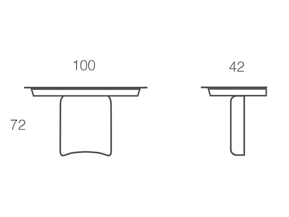 Consola Loop porcelánico de Ramiro Tarazona - 5