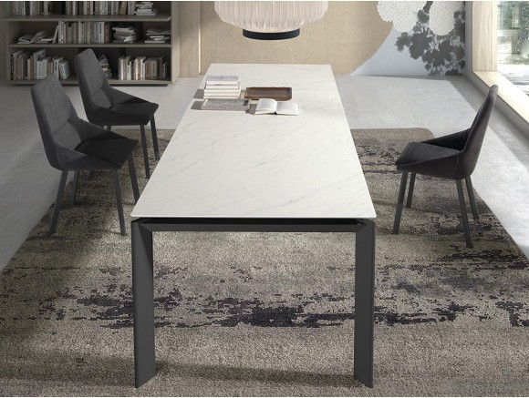 Mesa fija de comedor Melbourne Porcelánico de Ramiro Tarazona - 1