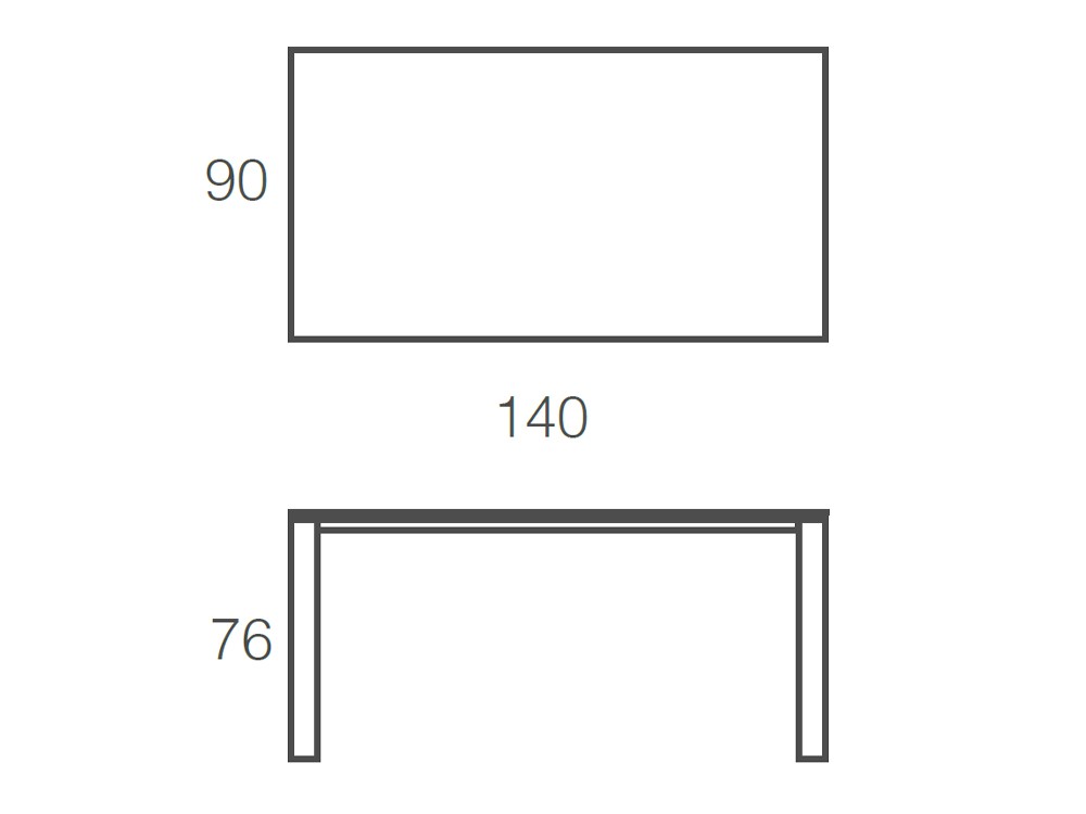 Mesa fija de comedor Melbourne Porcelánico de Ramiro Tarazona - 4