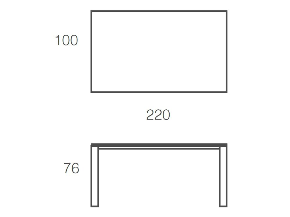 Mesa fija de comedor Melbourne Porcelánico de Ramiro Tarazona - 11