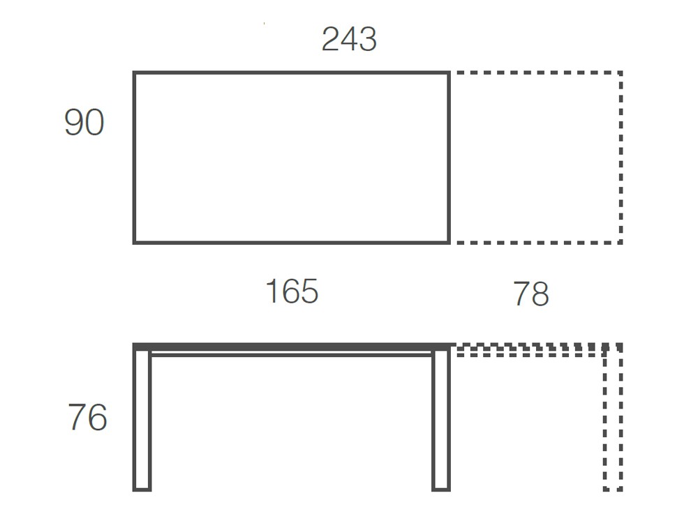 Mesa de comedor extensible Melbourne Porcelánico de Ramiro Tarazona - 6