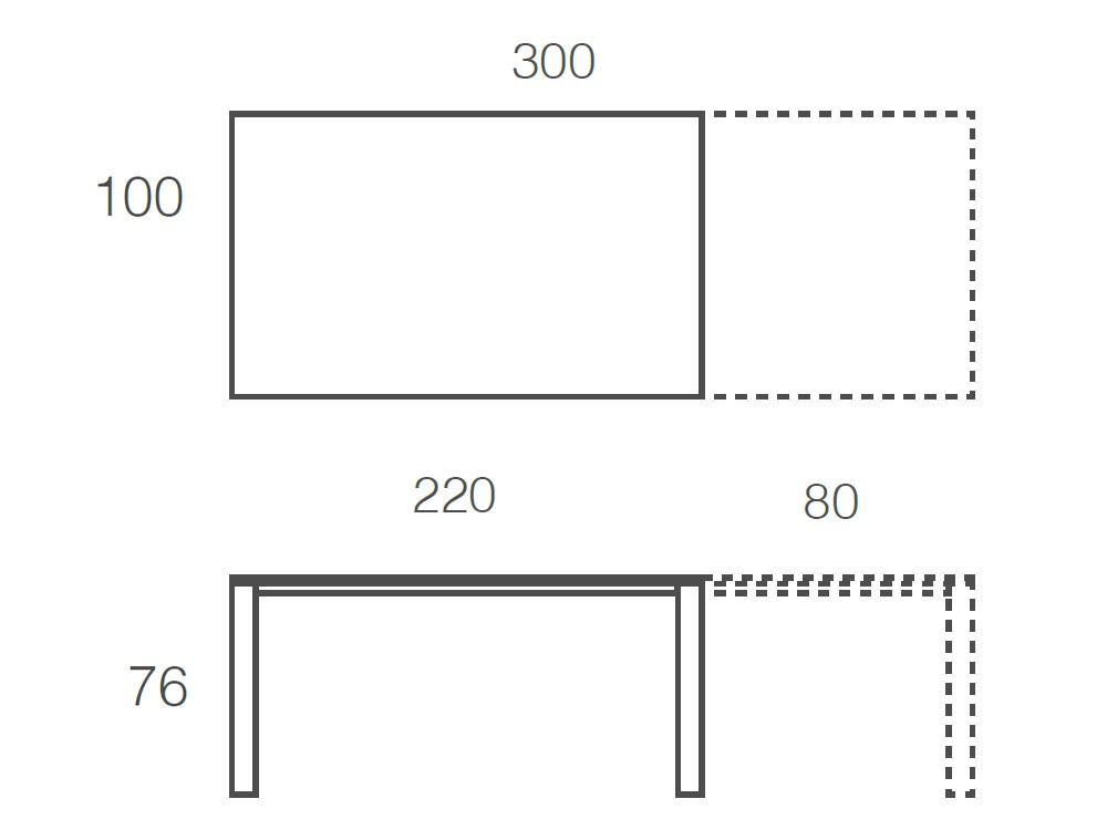 Mesa de comedor extensible Melbourne Porcelánico de Ramiro Tarazona - 11