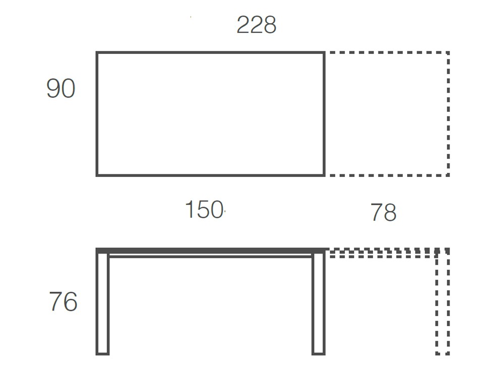 Mesa extensible Melbourne Cristal Ramiro Tarazona