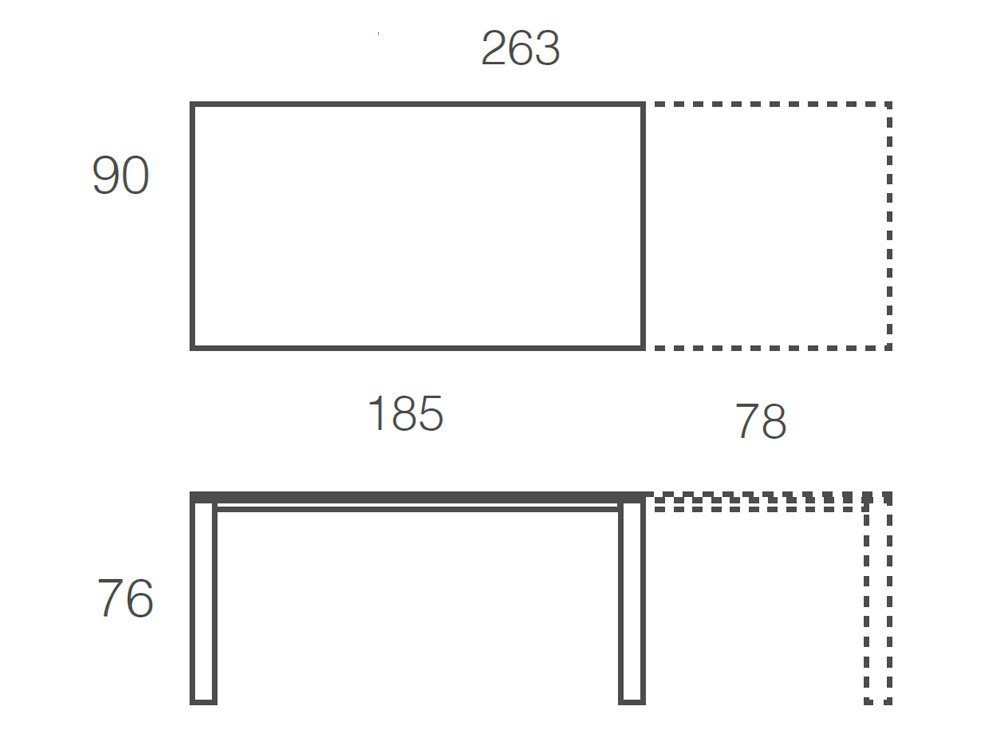 Mesa extensible Melbourne Cristal Ramiro Tarazona