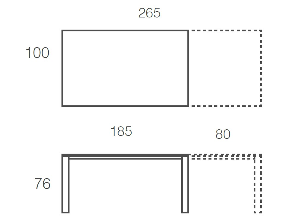 Mesa extensible Melbourne Cristal Ramiro Tarazona