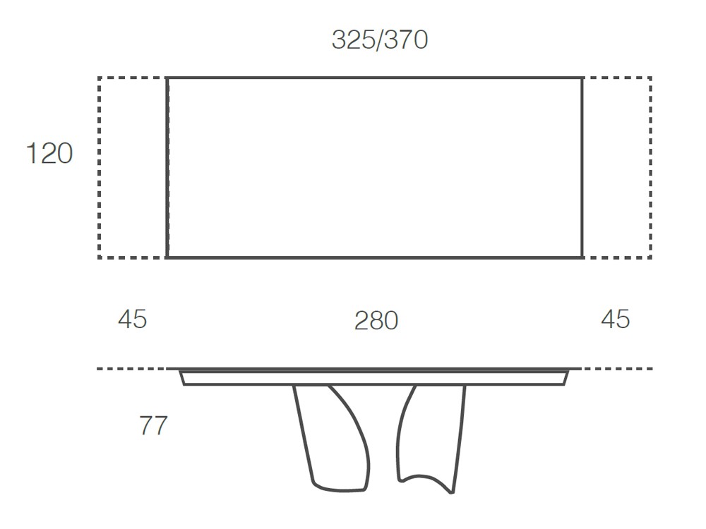Mesa extensible para comedor Melody porcelánico de Ramiro Tarazona - 14