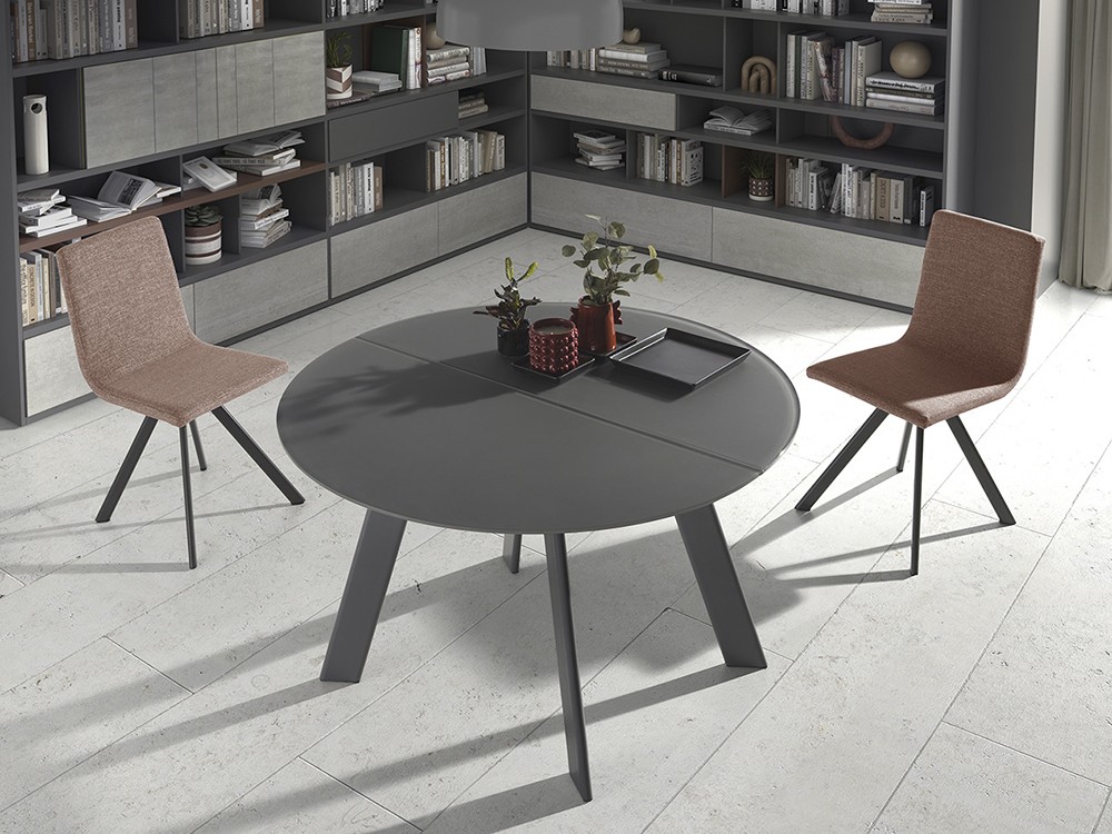 Mesa de comedor extensible Moonlight cristal de Ramiro Tarazona - 3