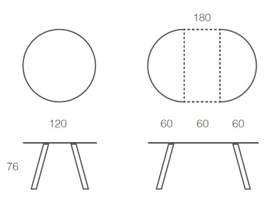 Mesa de comedor extensible Moonlight cristal de Ramiro Tarazona - 5