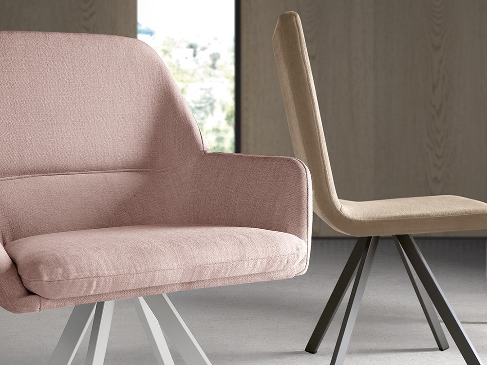 Silla de comedor tapizada Astrid Confort de Ramiro Tarazona - 3