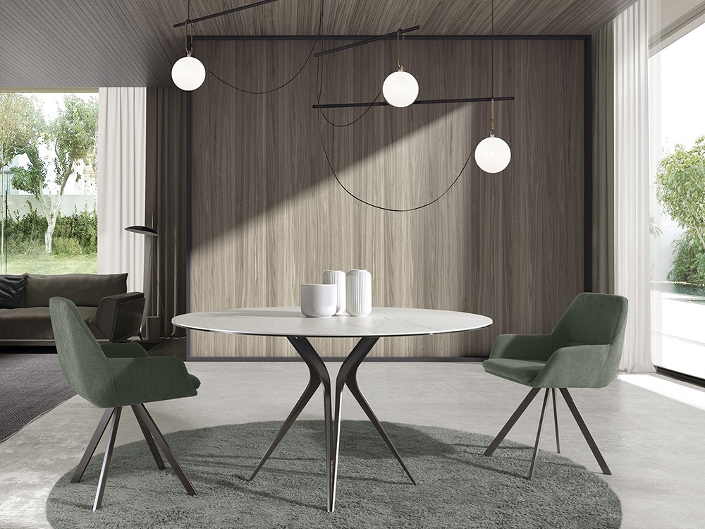 Silla de comedor tapizada Astrid Confort de Ramiro Tarazona - 1