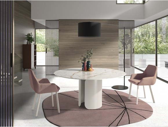 Silla de comedor tapizada Maxi Confort de Ramiro Tarazona - 1