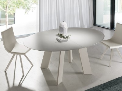 Silla de comedor tapizada Oval de Ramiro Tarazona - 5