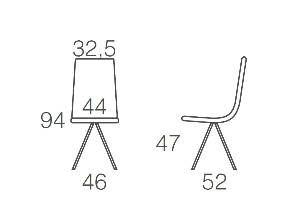 Silla de comedor tapizada Oval Top de Ramiro Tarazona - 4
